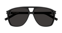 Occhiali da sole Saint Laurent Donna SL 596 DUNE001 BLACK BLACK BLACK58 - SL 596 DUNE001 BLACK BLACK BLACK58